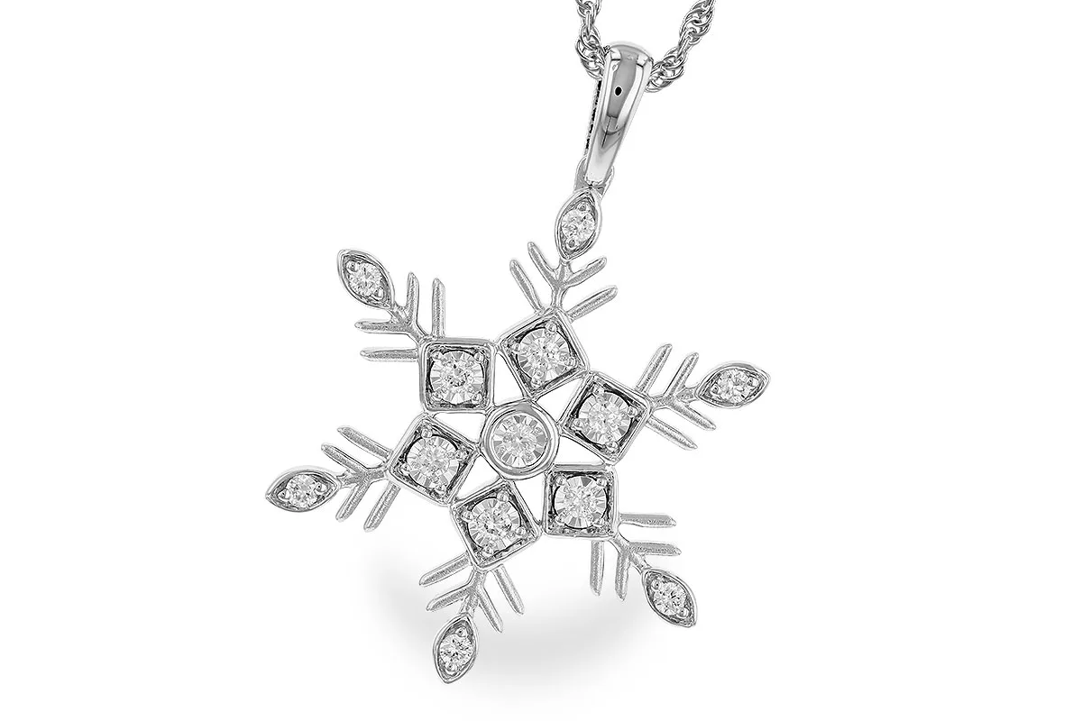 Diamond Necklace in white gold