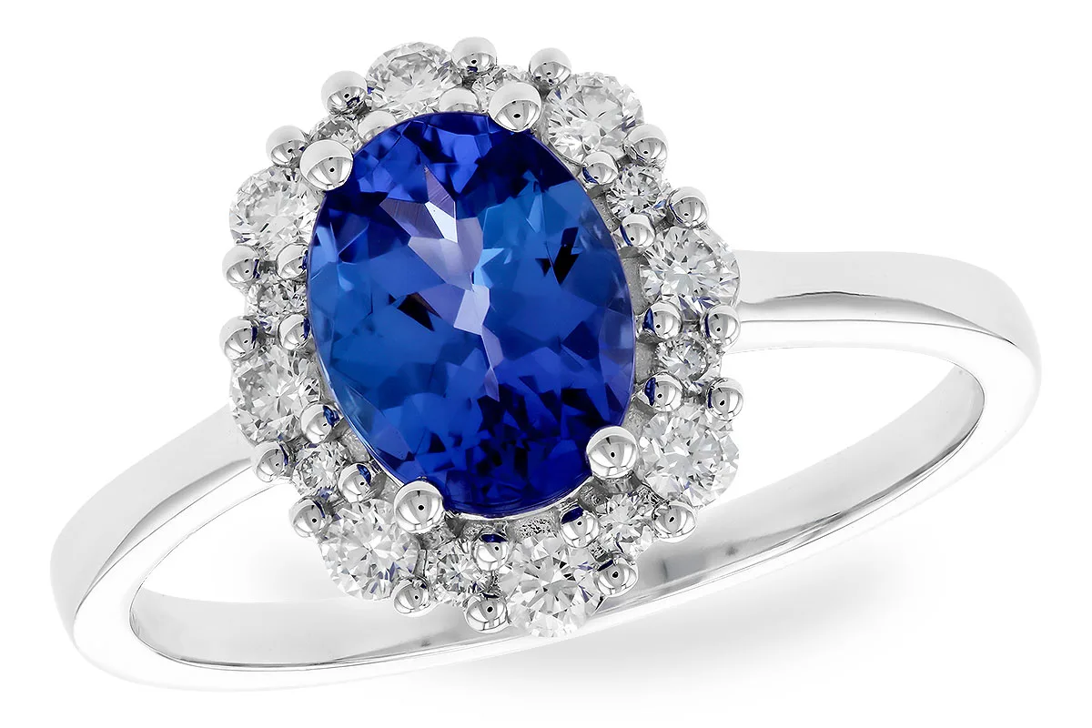 Tanzanite Ring in white gold