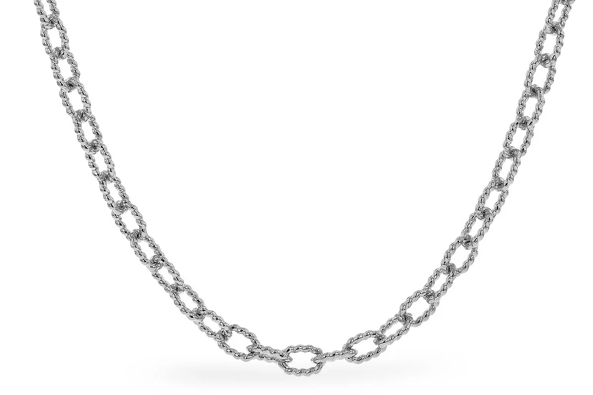 Rolo Chain in white gold