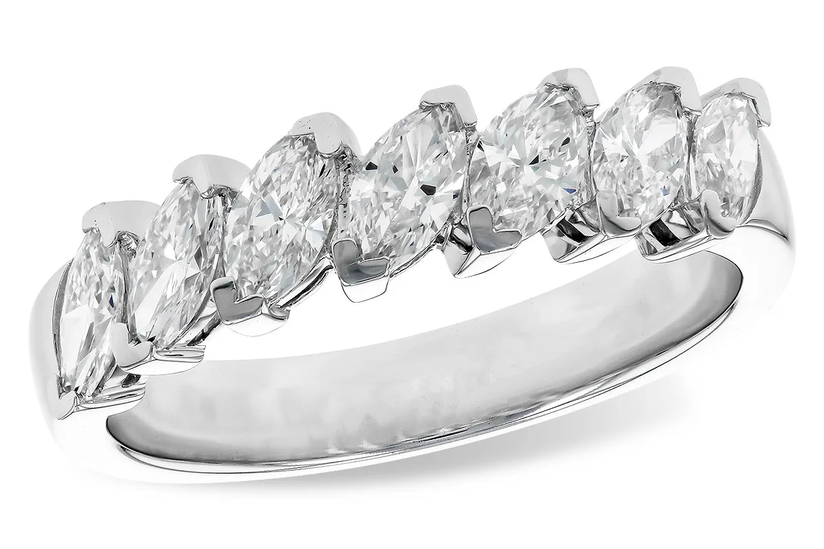 Diamond Wedding Band in white gold