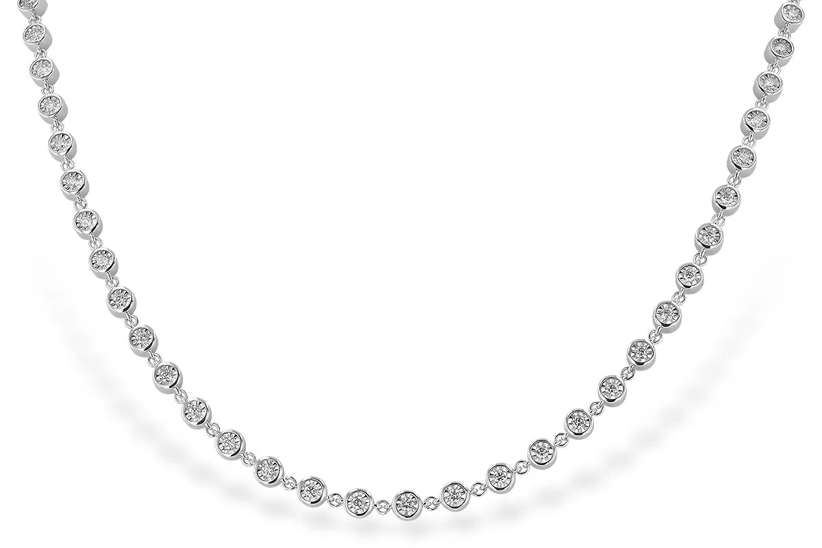 Diamond Necklace in white gold