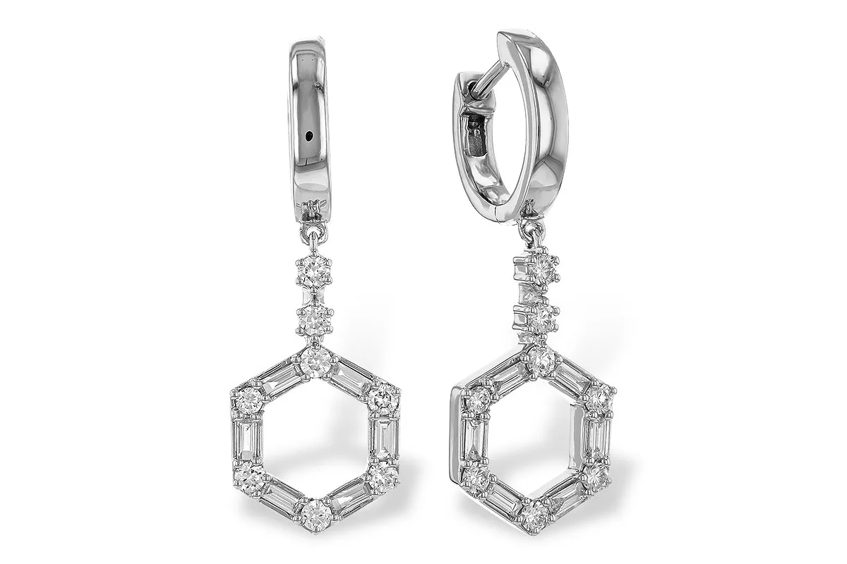 Diamond Earrings in white gold
