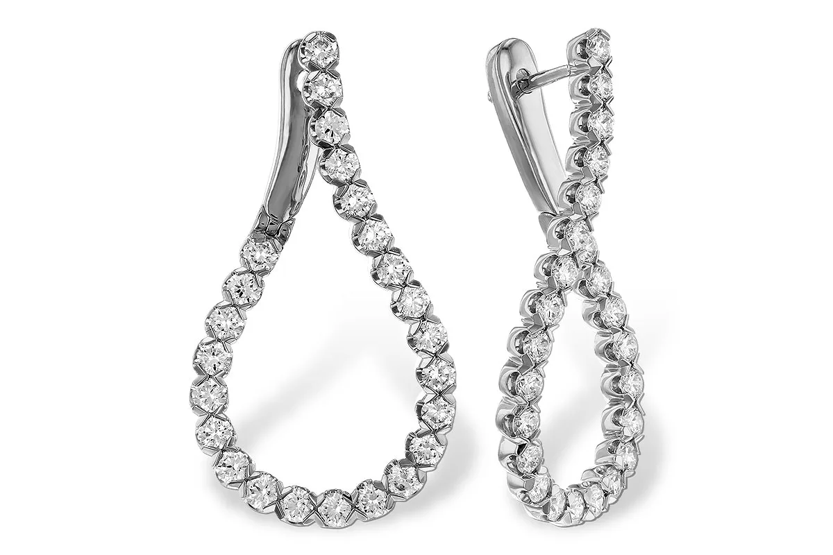 Diamond Earrings in white gold