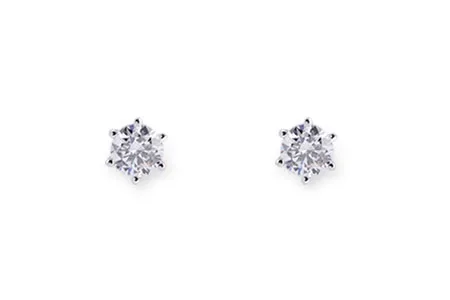 Diamond Earrings in white gold
