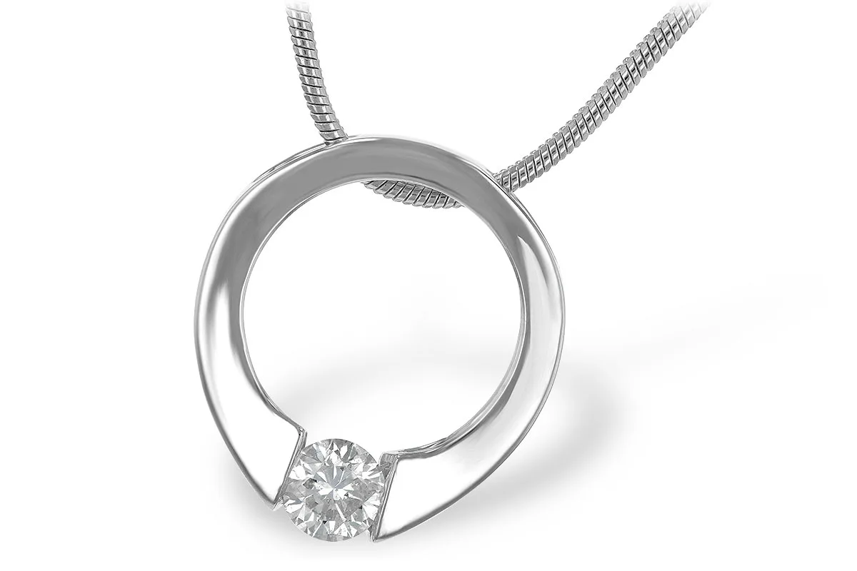 Diamond Necklace in white gold