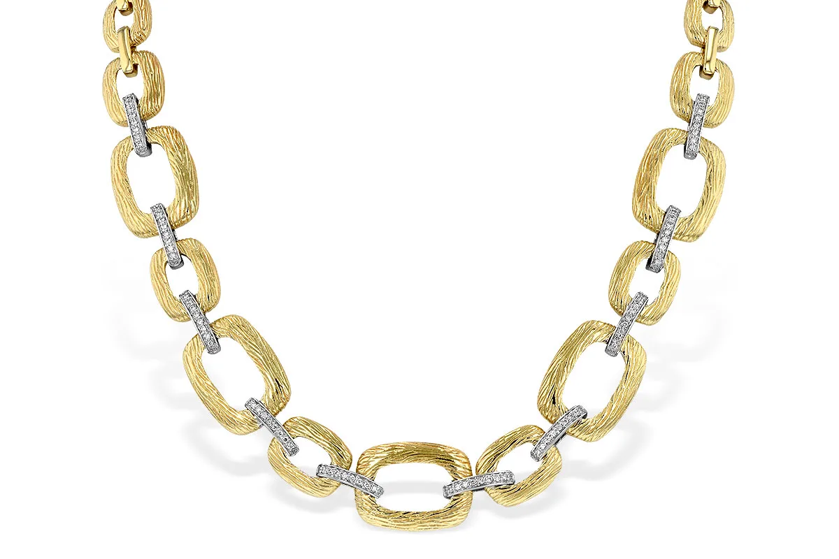 Diamond Necklace in two-tone