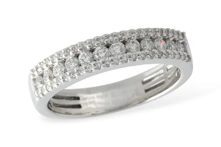 Diamond Wedding Band in white gold