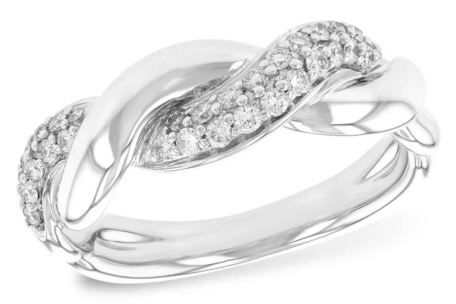 Diamond Wedding Band in white gold