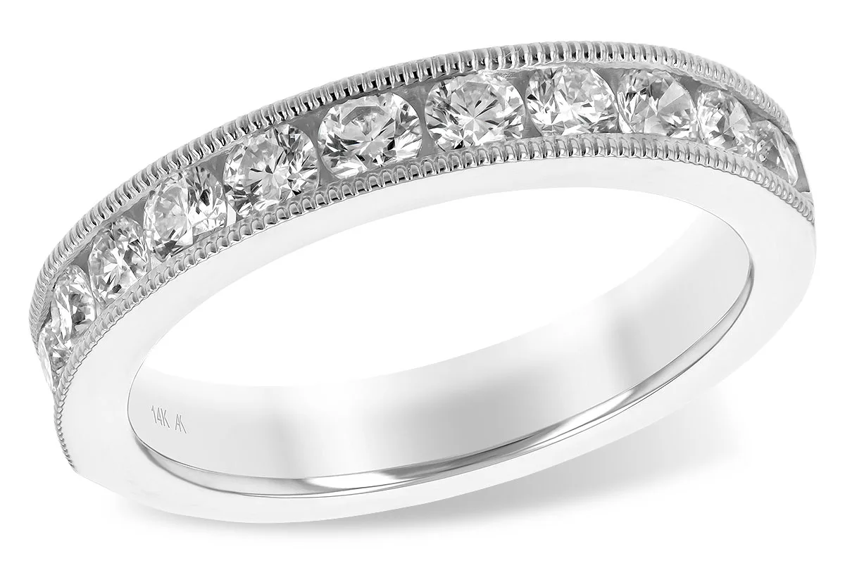 Diamond Wedding Band in white gold