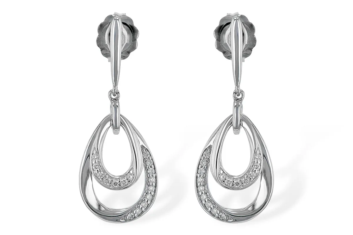 Diamond Earrings in white gold