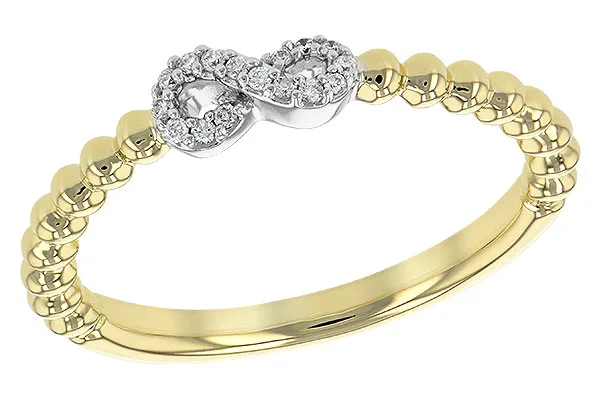 Diamond Ring in two-tone