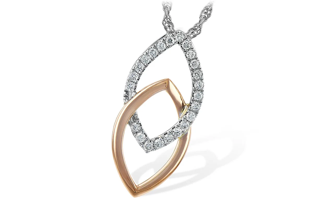 Diamond Necklace in two-tone