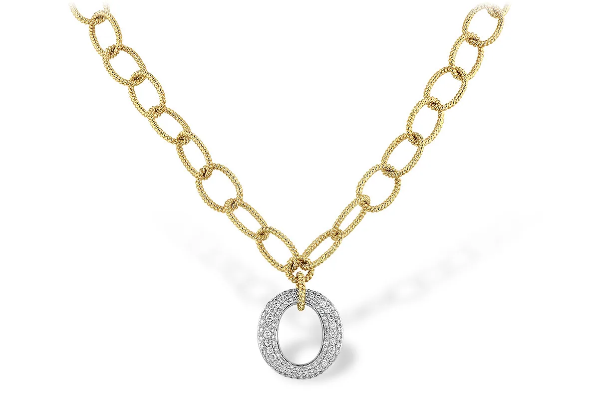 Diamond Necklace in two-tone