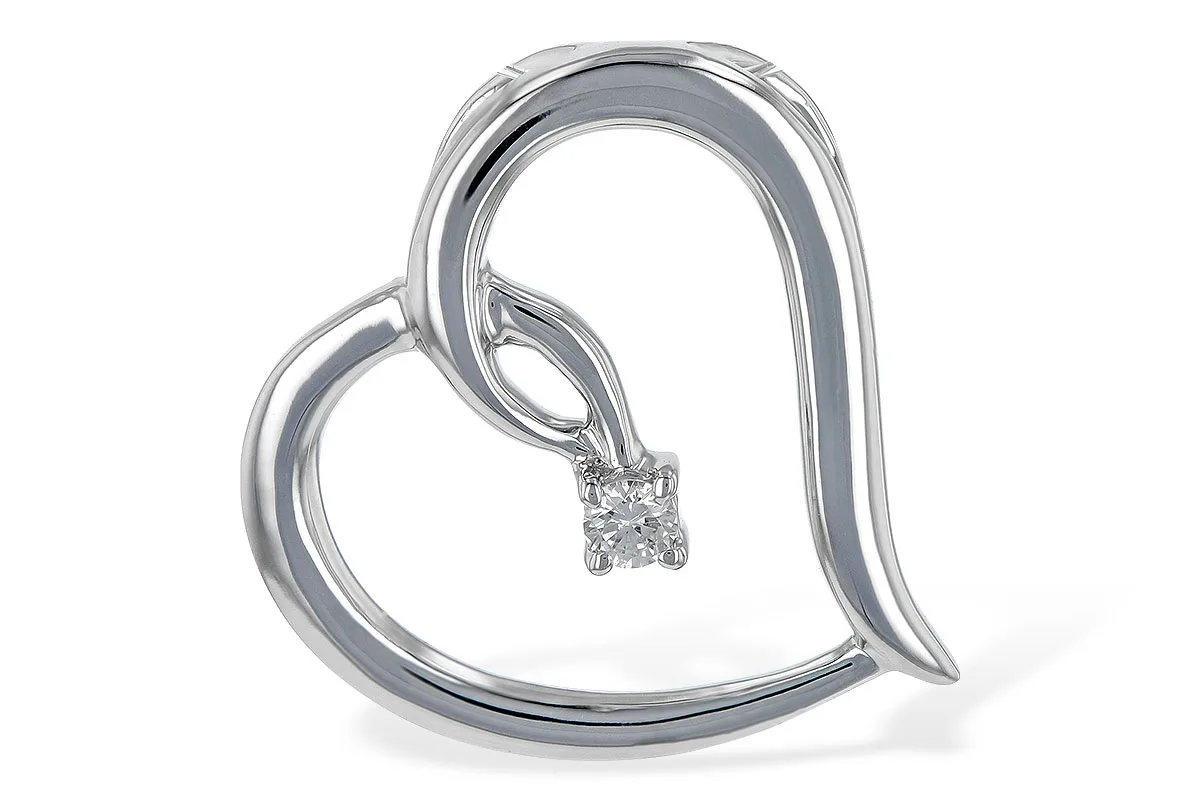 Diamond Pendant in white gold