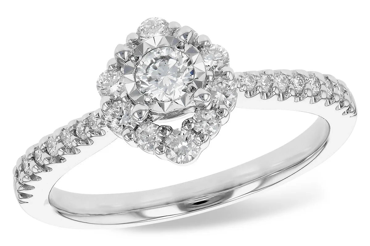 Diamond Engagement Ring in white gold