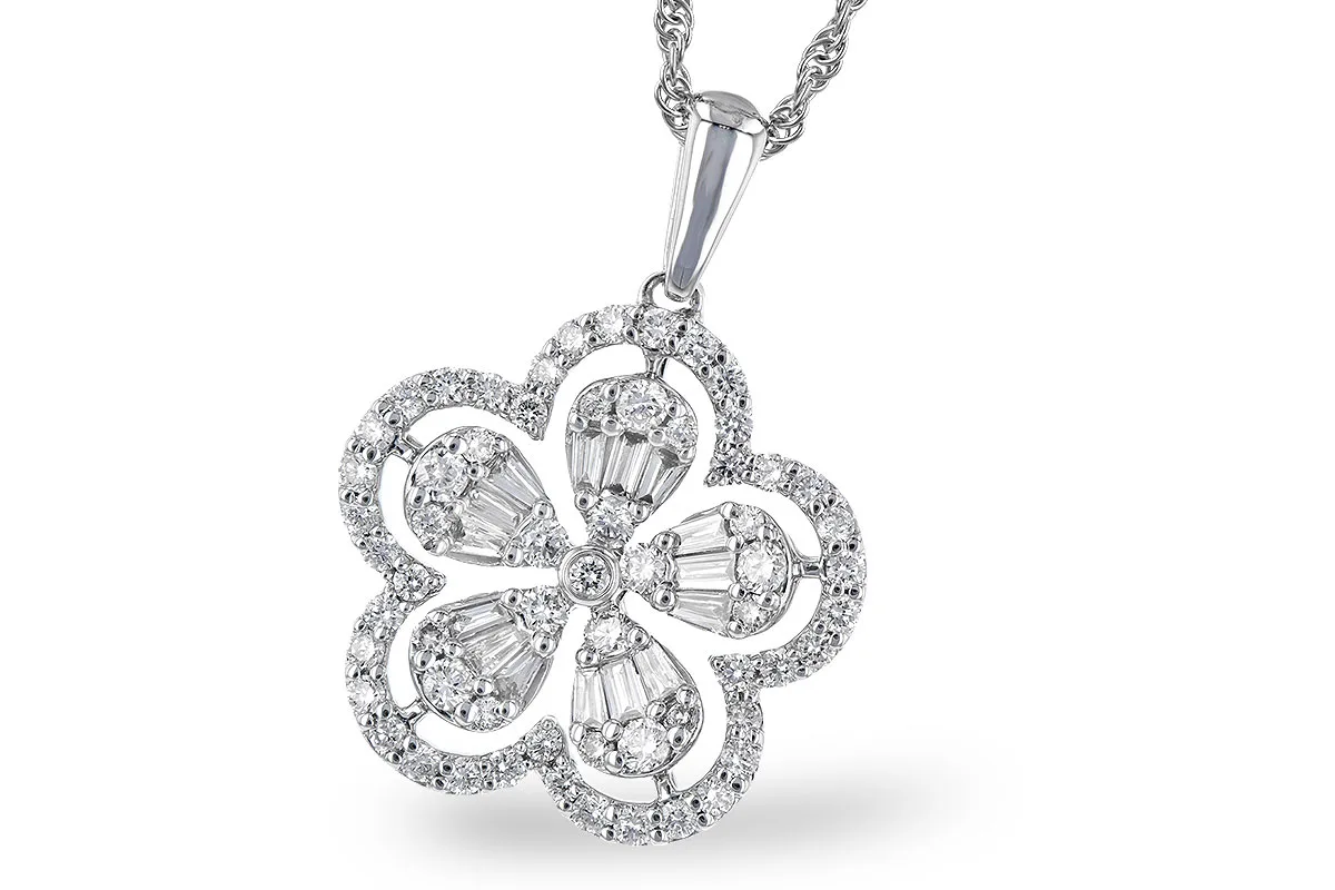 Diamond Necklace in white gold