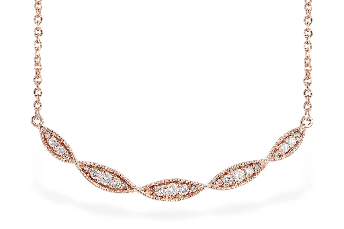 Diamond Necklace in rose gold