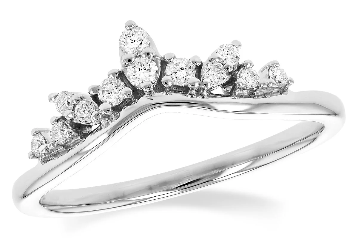 Diamond Ring Enhancer in white gold