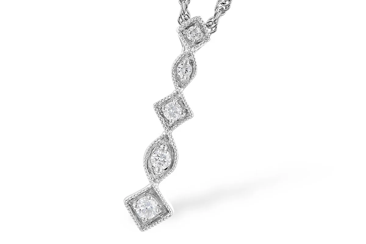 Diamond Necklace in white gold