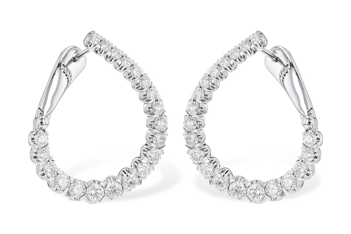 Diamond Earrings in white gold