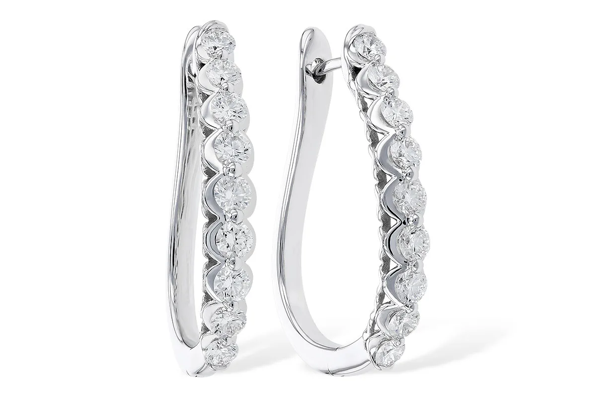 Diamond Earrings in white gold