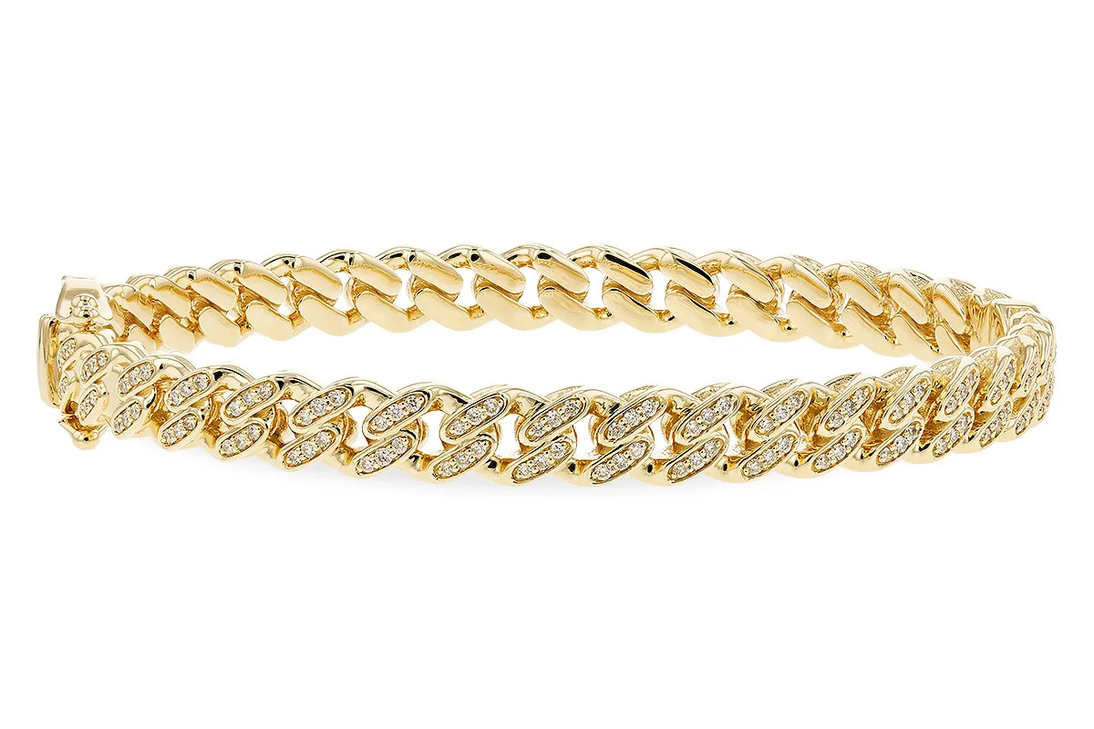 Diamond Bangle in yellow gold
