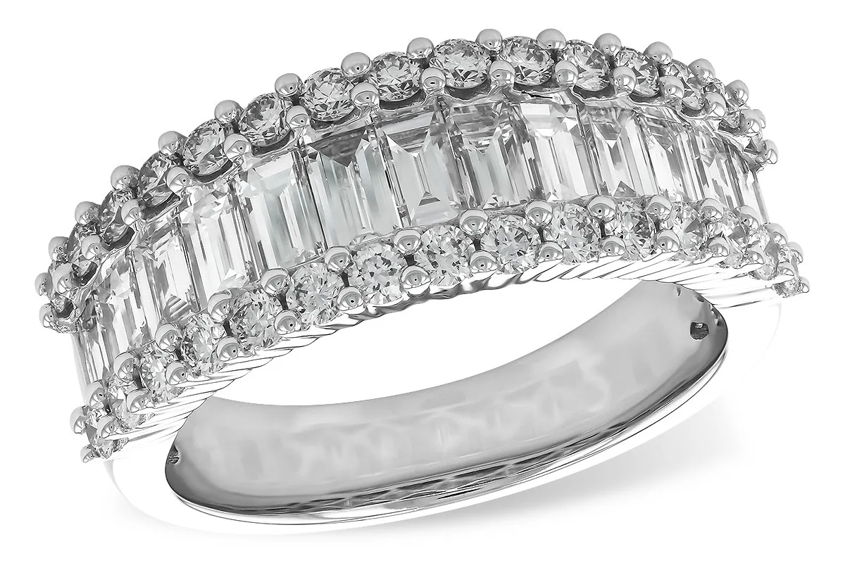 Diamond Wedding Band in white gold