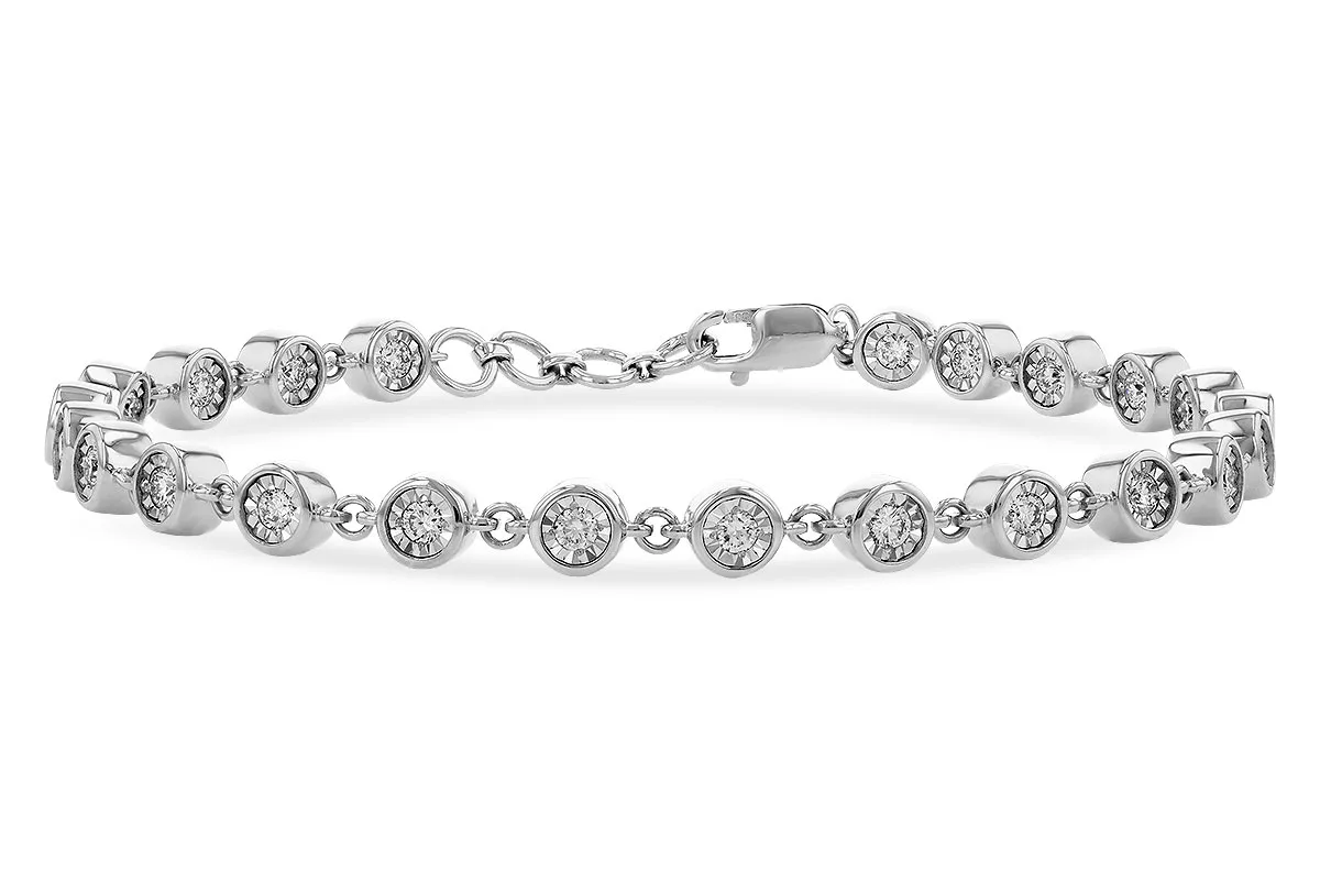 Diamond Bracelet in white gold