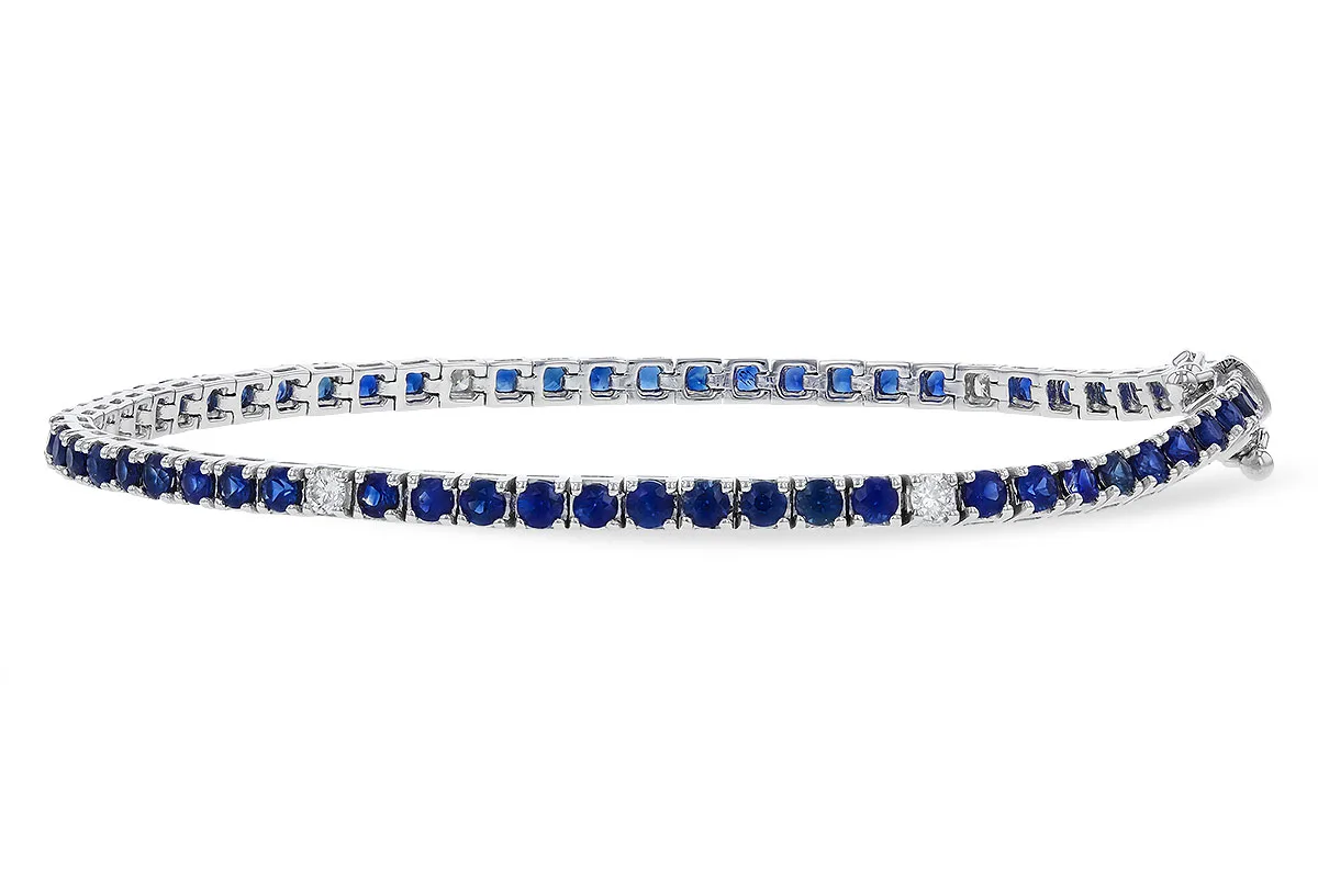 Sapphire Bracelet in white gold