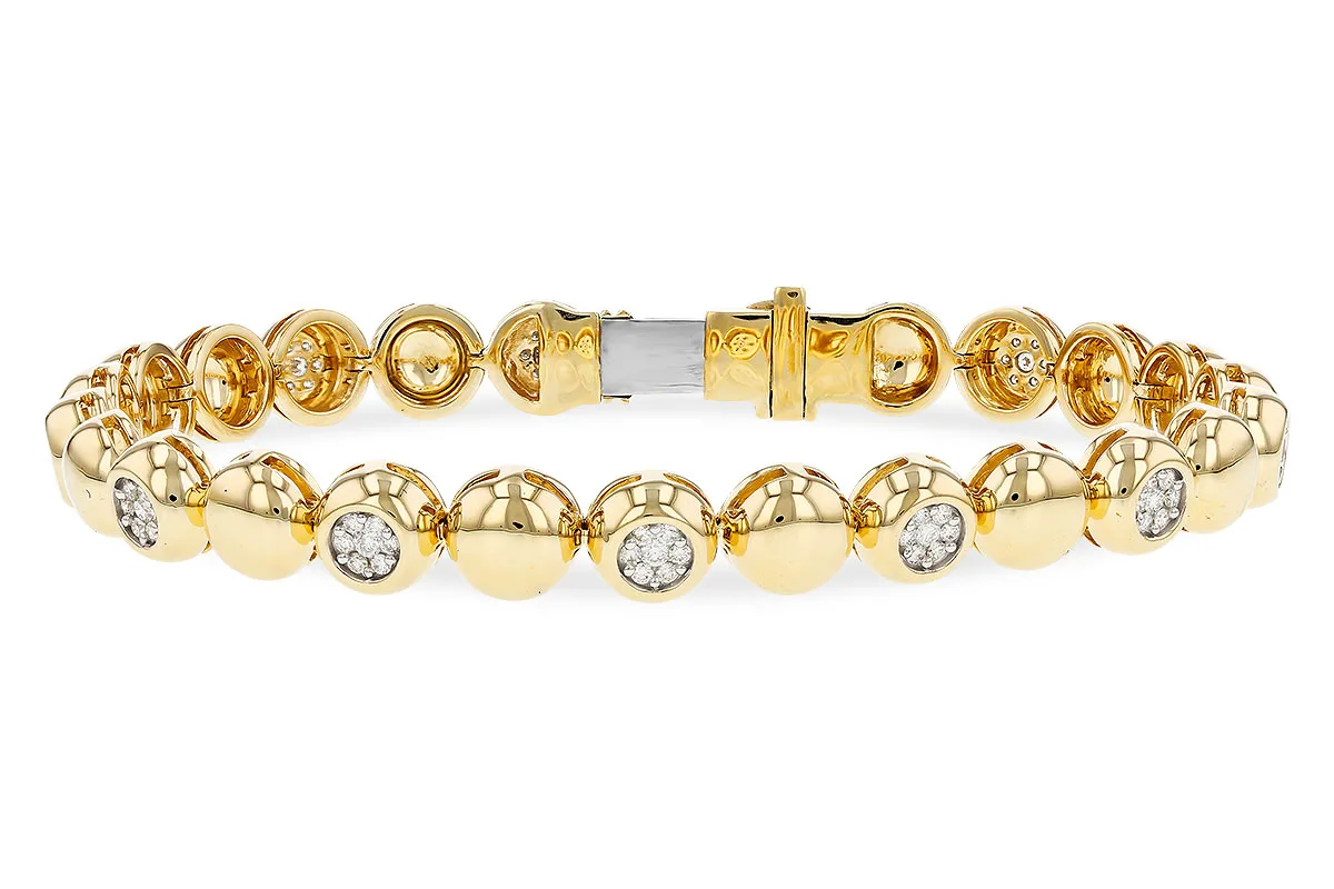 Diamond Bracelet in yellow gold
