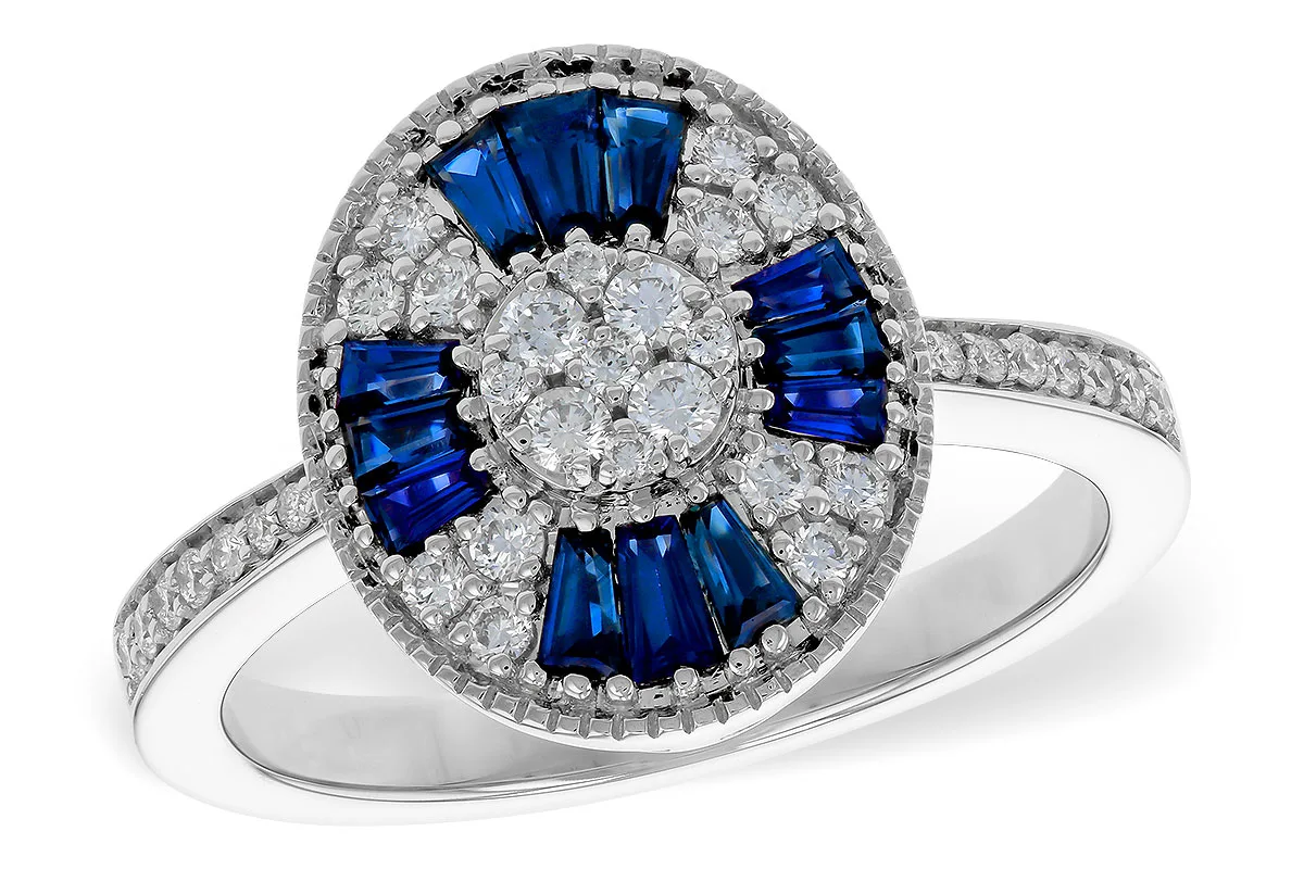 Sapphire Ring in white gold