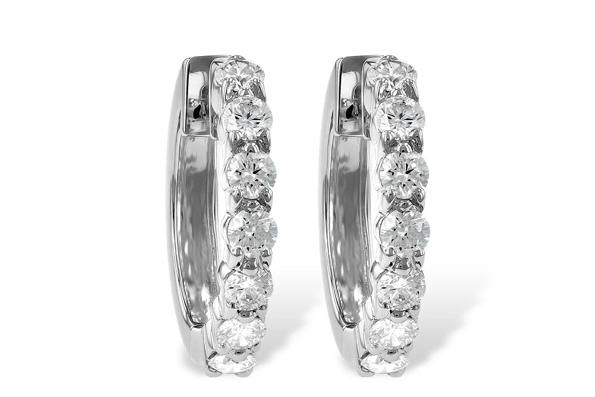 Diamond Earrings in white gold