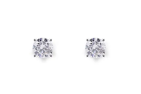 Diamond Earrings in white gold
