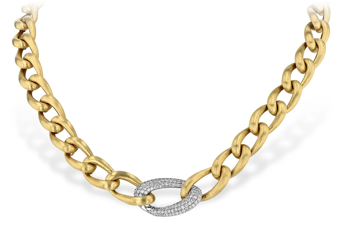 Diamond Necklace in two-tone