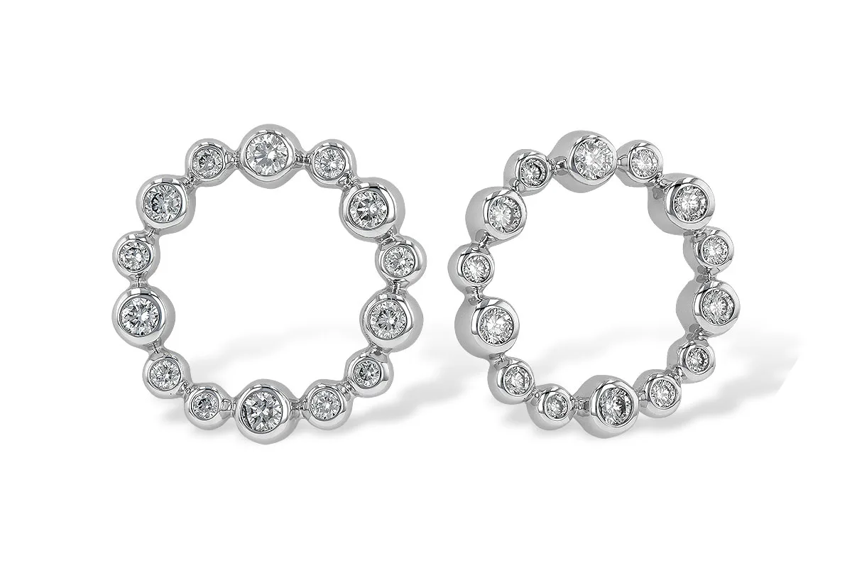 Diamond Earrings in white gold