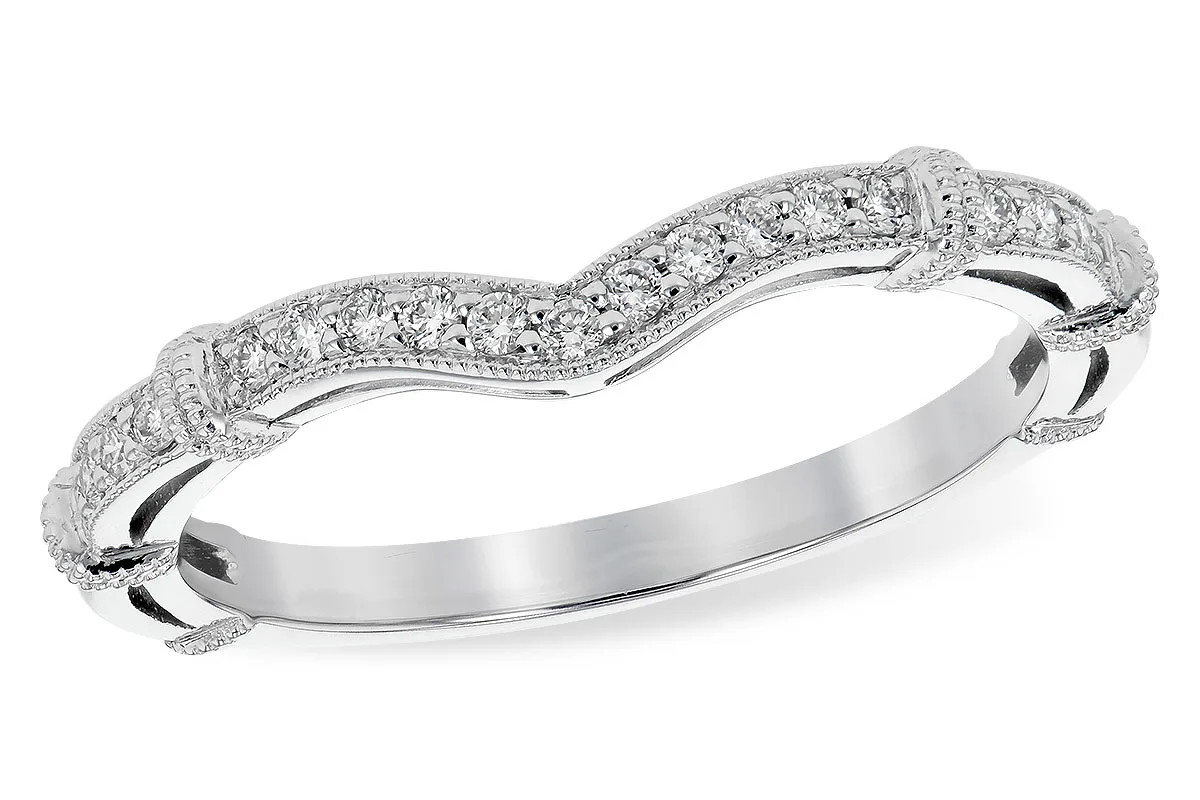 Diamond Wedding Band in white gold