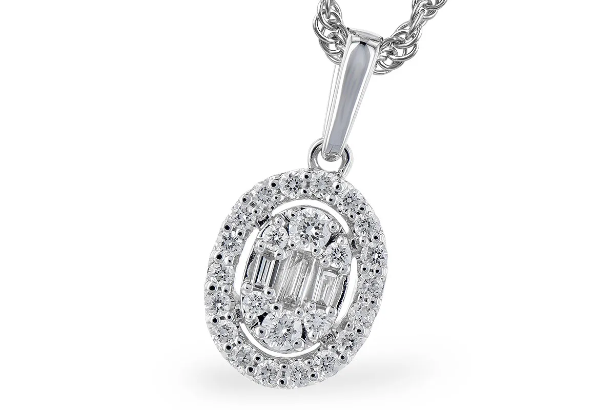 Diamond Necklace in white gold