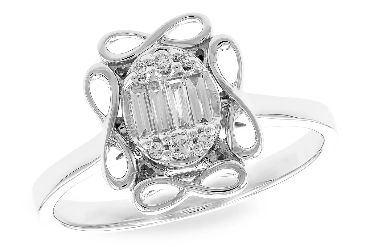 Diamond Ring in white gold