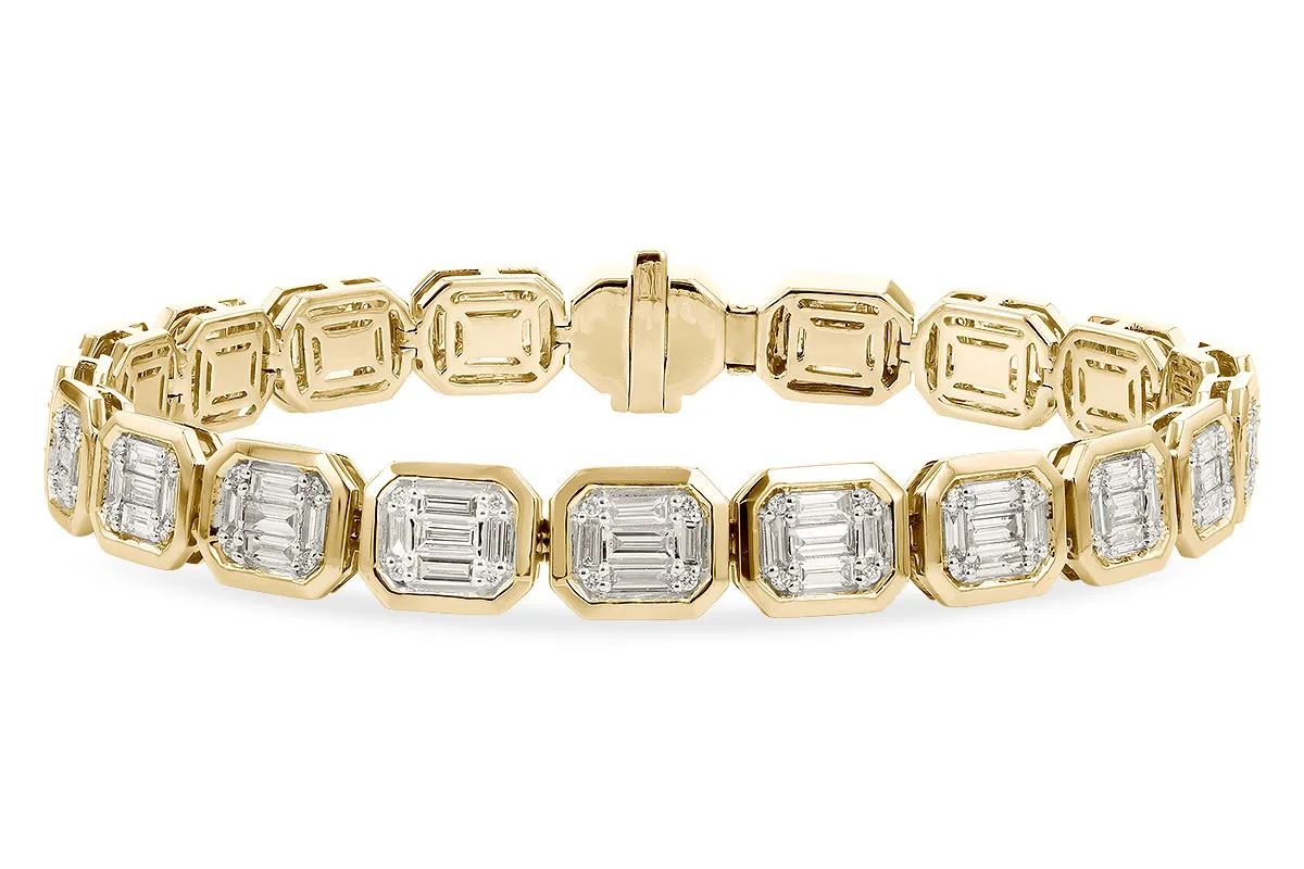 Diamond Bracelet in yellow gold