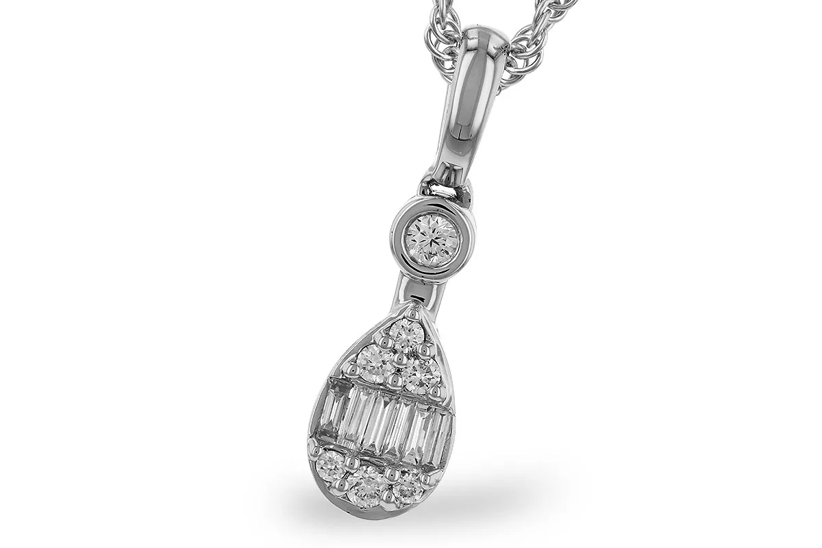 Diamond Necklace in white gold
