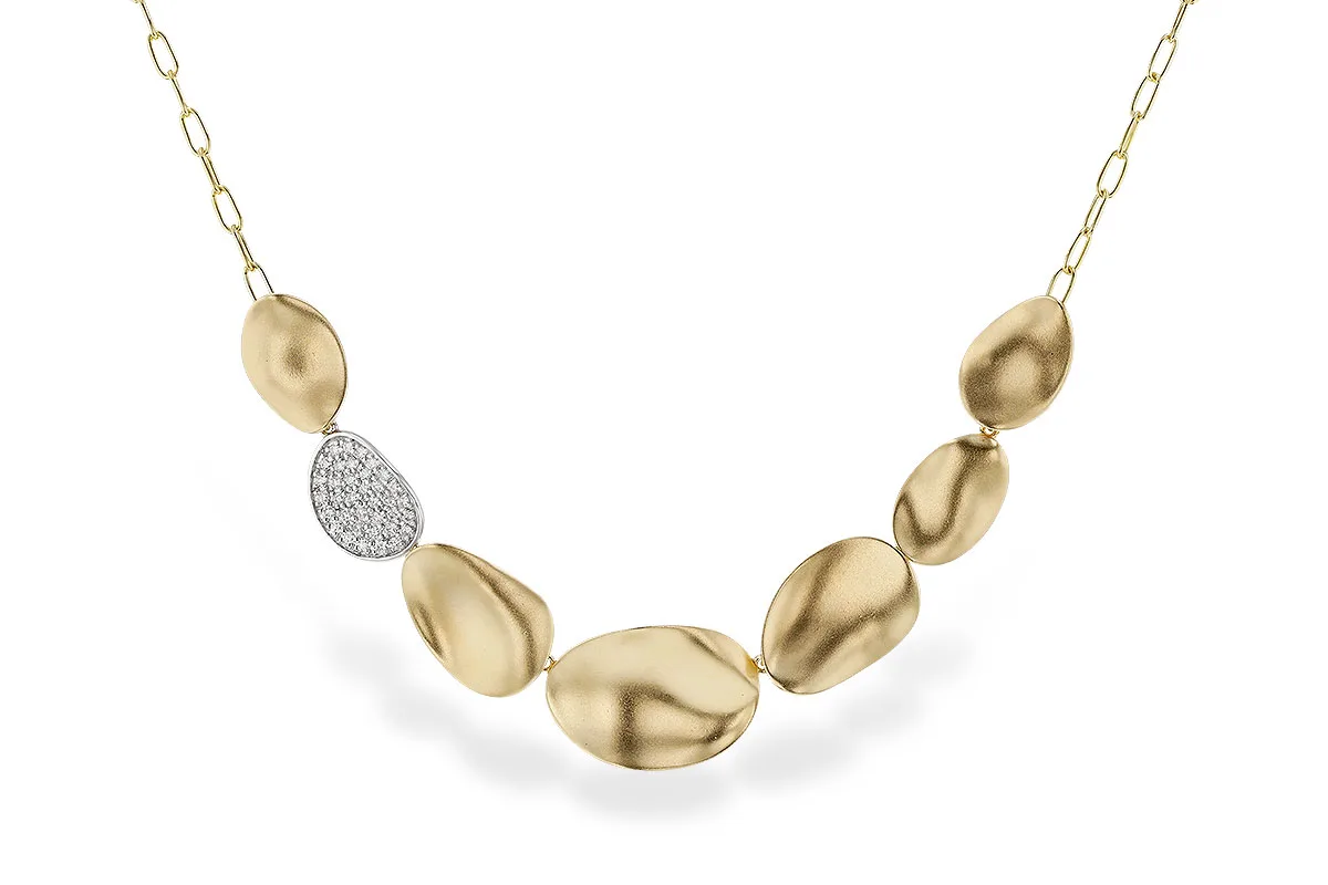 Diamond Necklace in yellow & white
