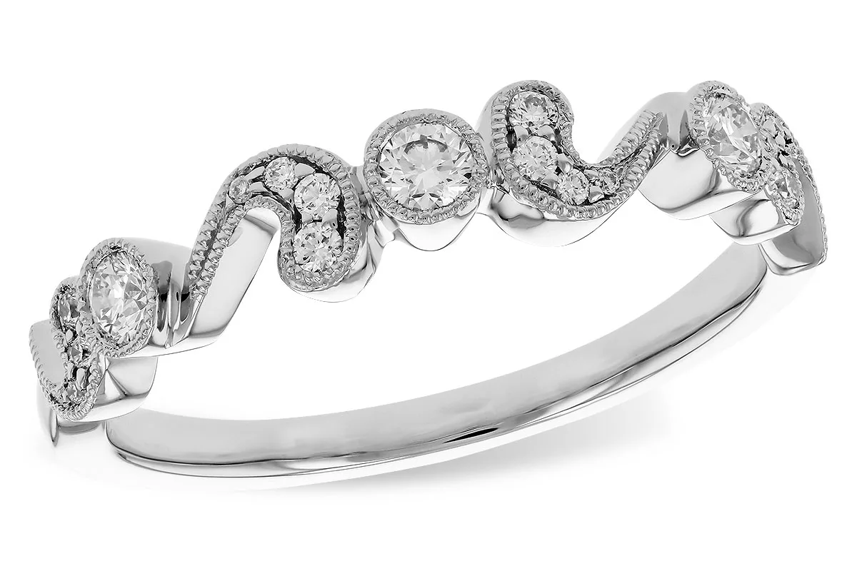 Diamond Wedding Band in white gold