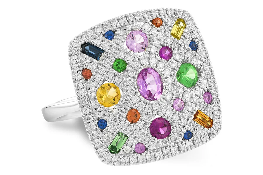 Diamond Ring in white gold