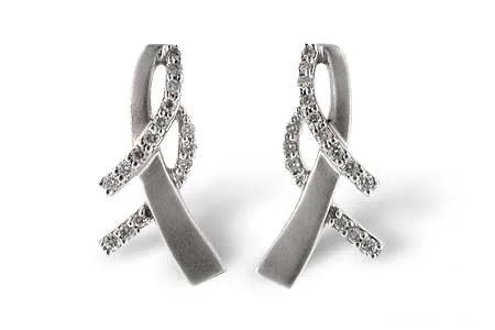 Diamond Earrings in white gold