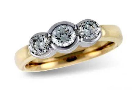 Diamond Anniversary Band in yellow gold