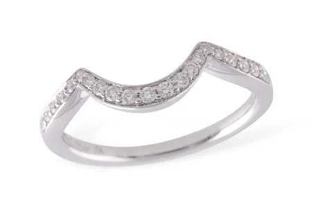 Diamond Wedding Band in white gold