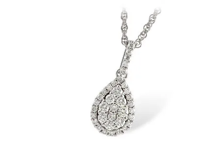 Diamond Necklace in white gold