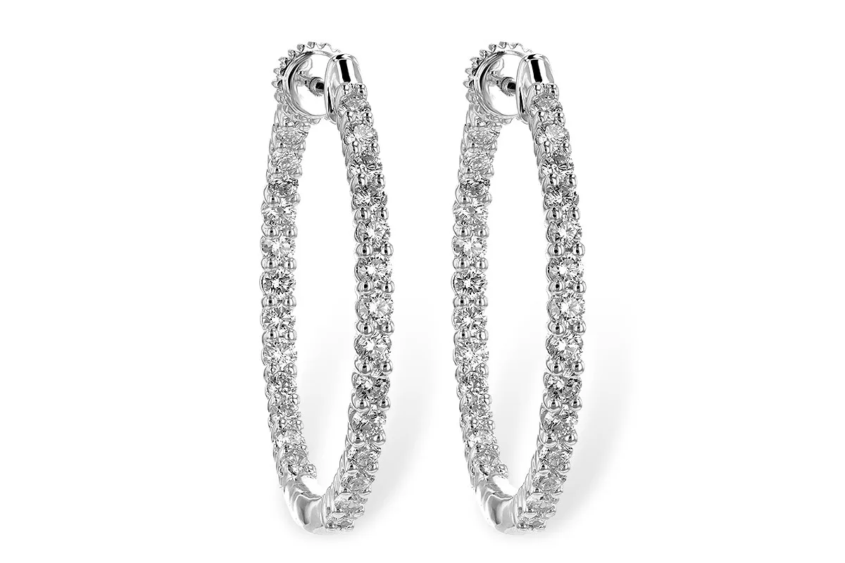 Diamond Earrings in white gold