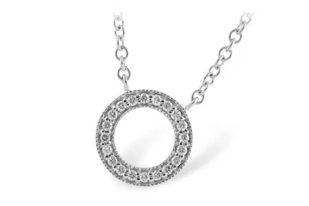 Diamond Necklace in white gold