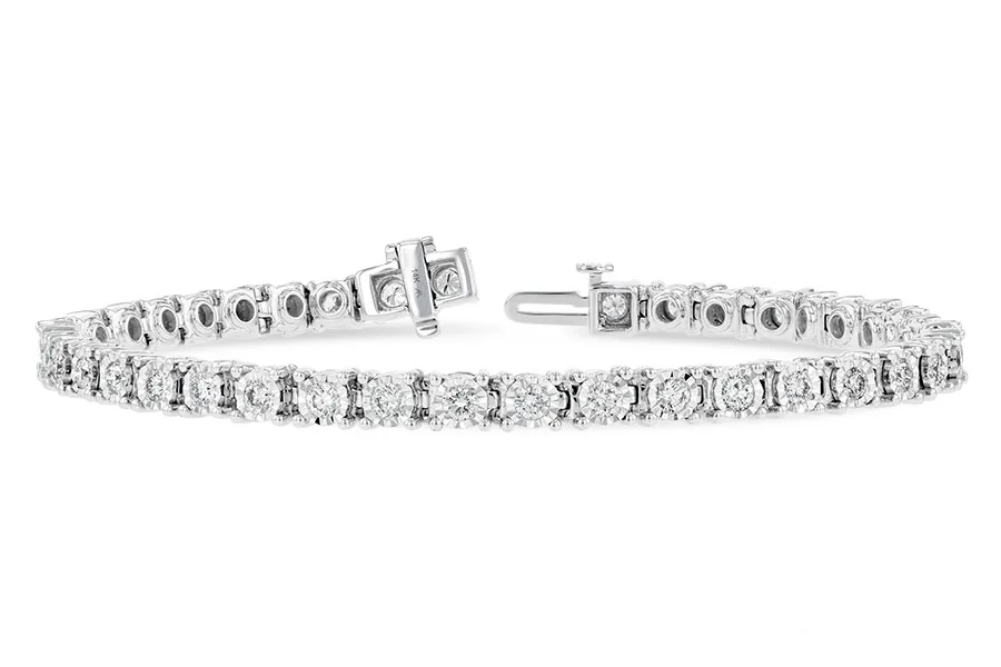 Diamond Bracelet in white gold